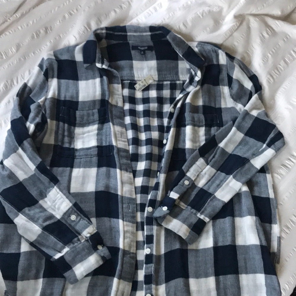 Madewell brand new flannel