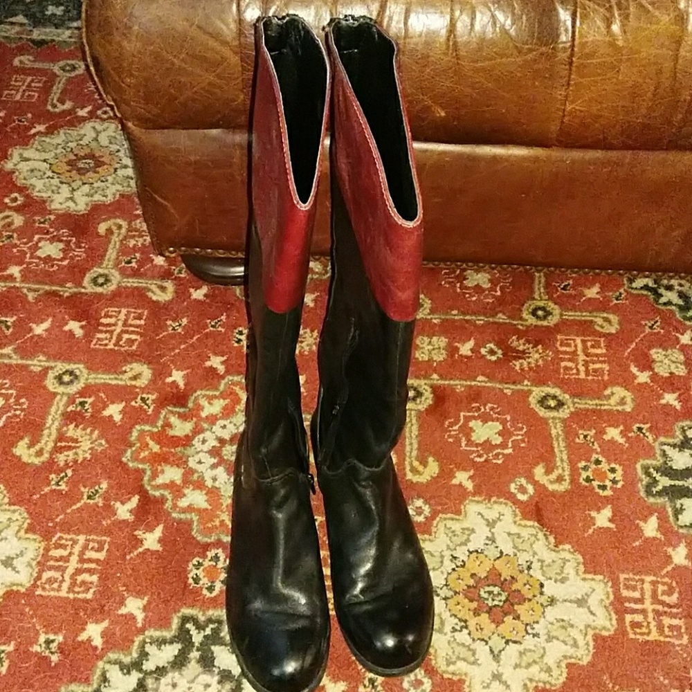 Bcbgeneration Color Block Riding Boots - image 4