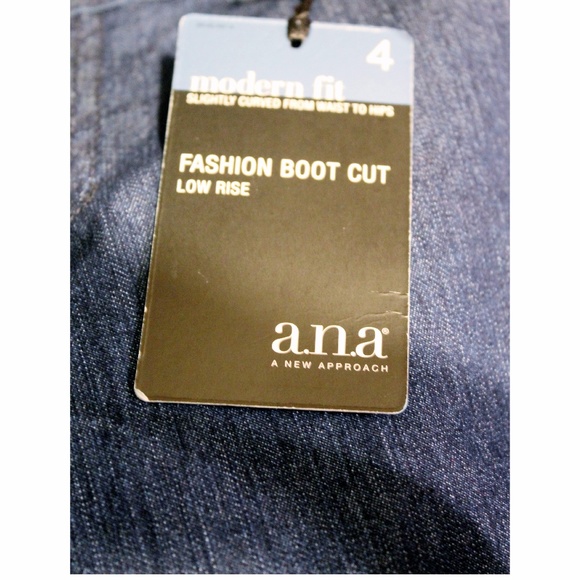 NWT ANA Fashion Boot Cut Low Rise Jeans - Picture 4 of 4