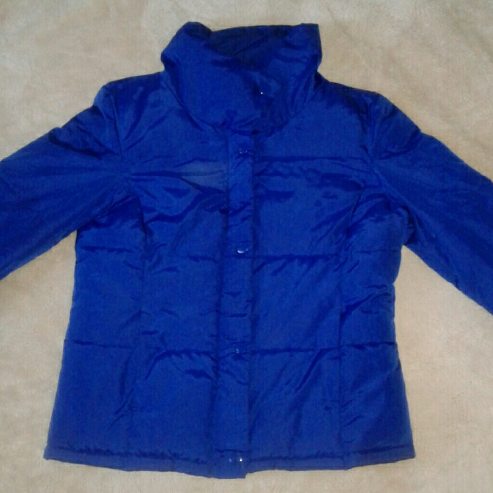 Old Navy Blue Puff Coat