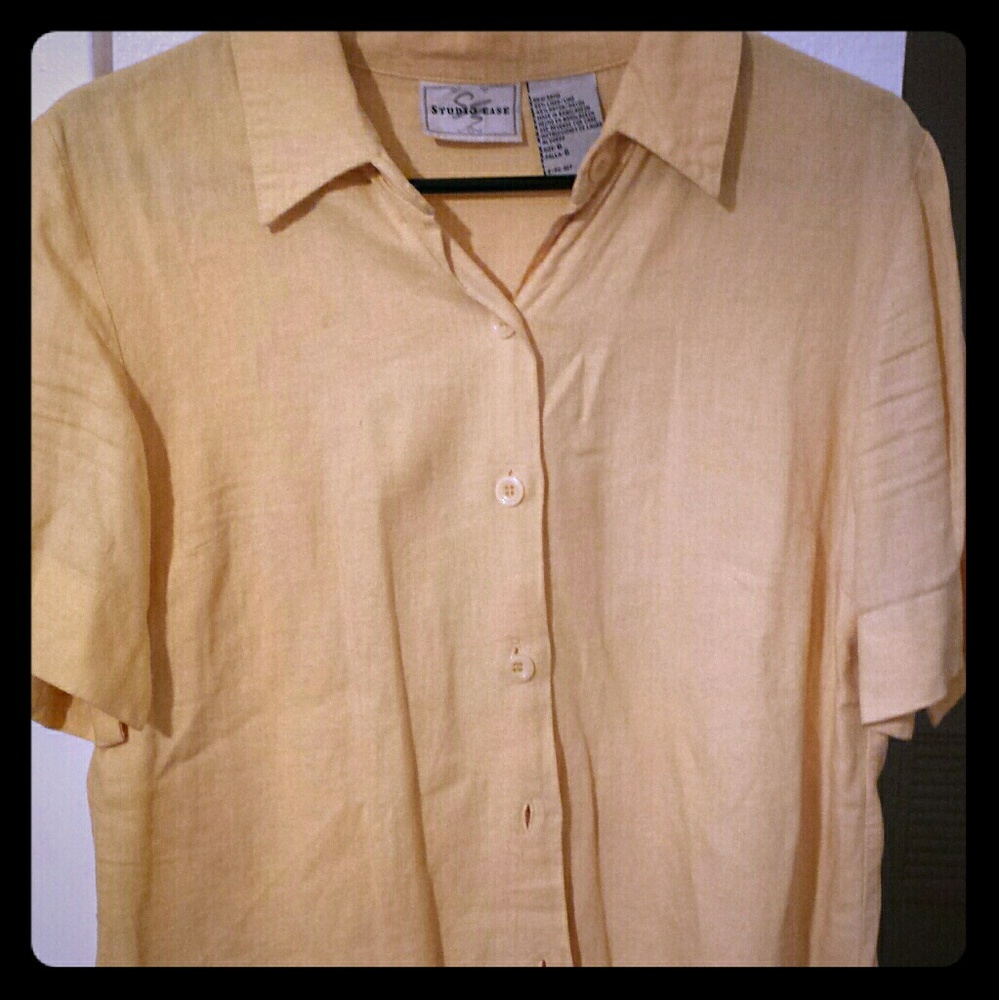Faded Yellow Blouse
