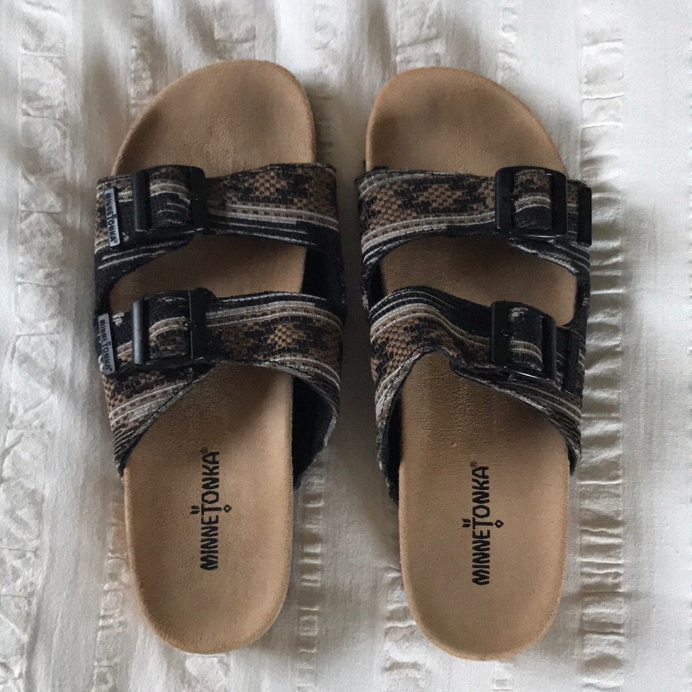 Minnetonka Birkenstocks (worn once)