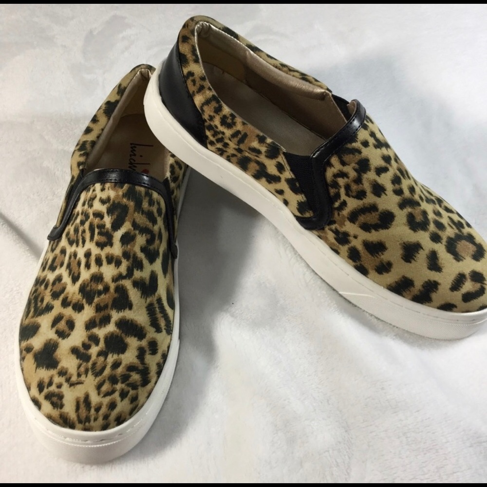Leopard Slip-On Loafers Like New Sz 7.5