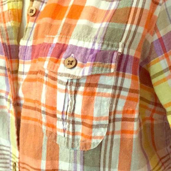 🍄5 for $25🍄 American Eagle button down plaid - Picture 3 of 6