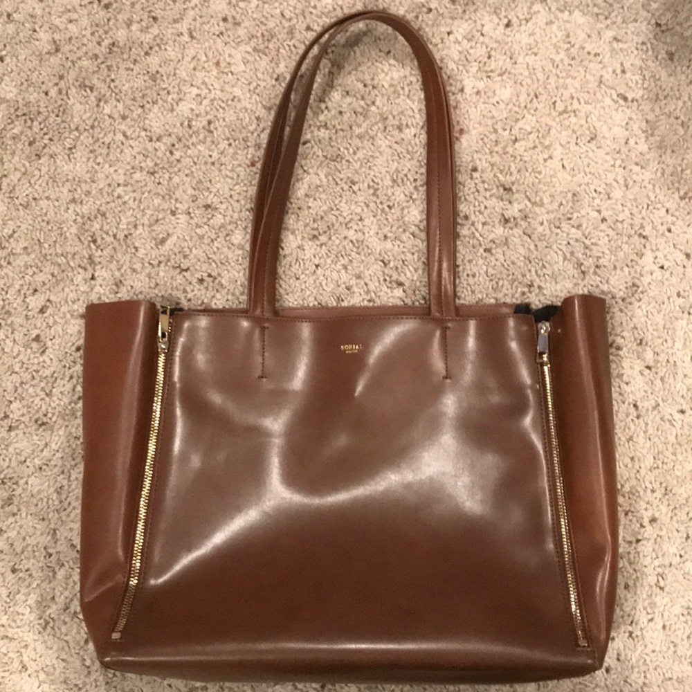 Sorial Brown Leather Tote