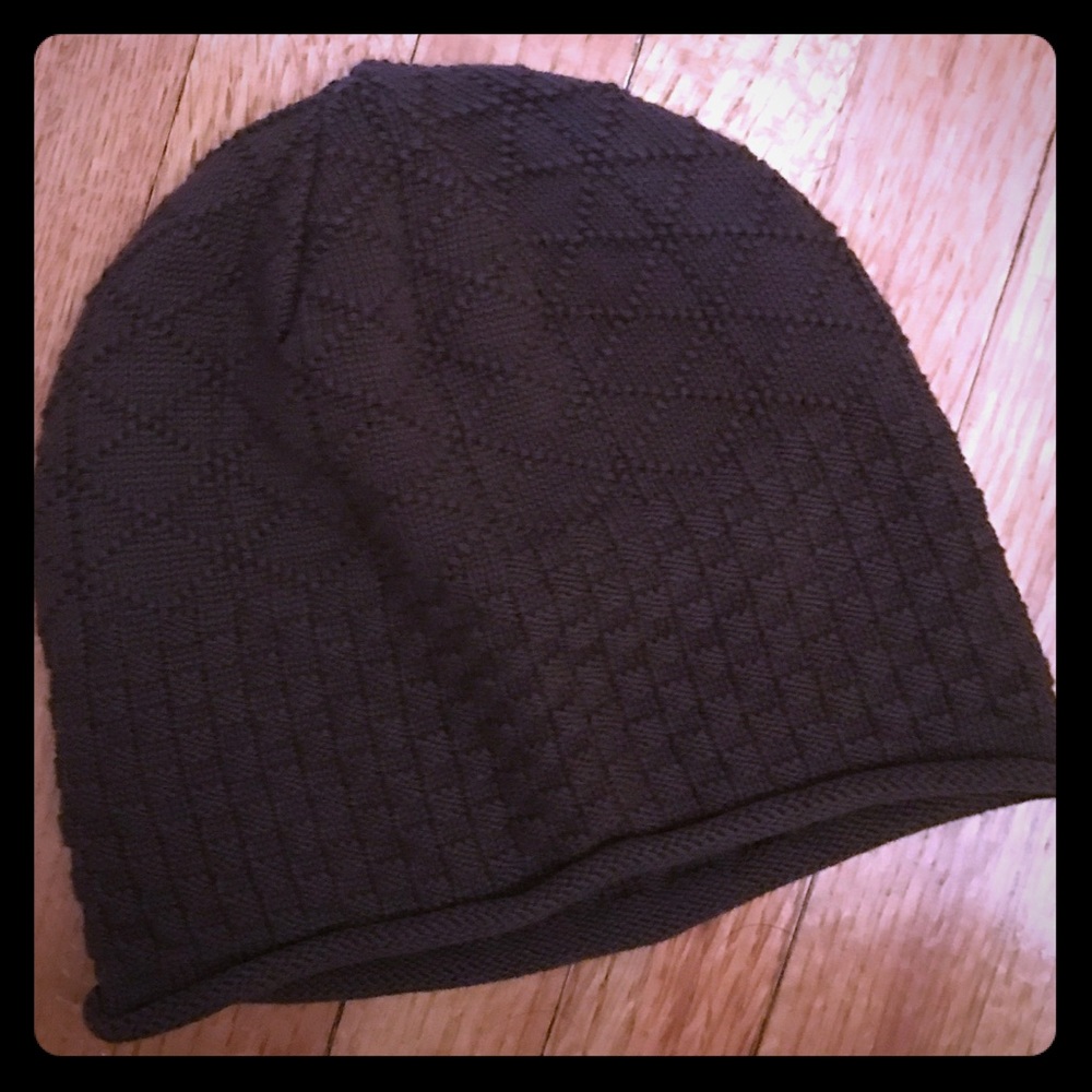 LIDS brown textured cotton knit beanie