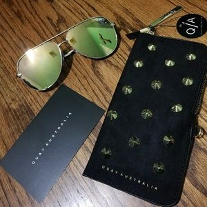 Quay Australia- Studded Zip Case Only