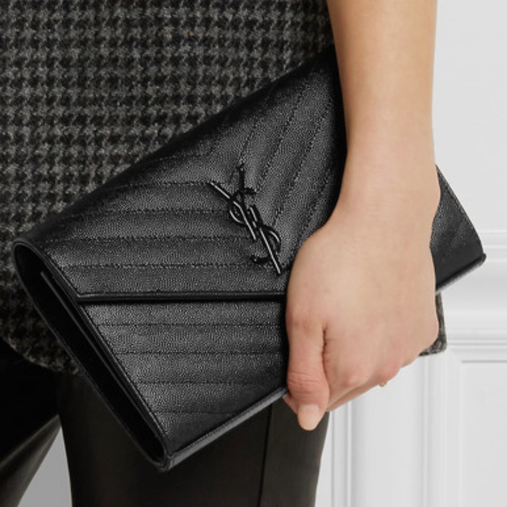💯Authentic Saint Laurent Wallet and Chain Bag