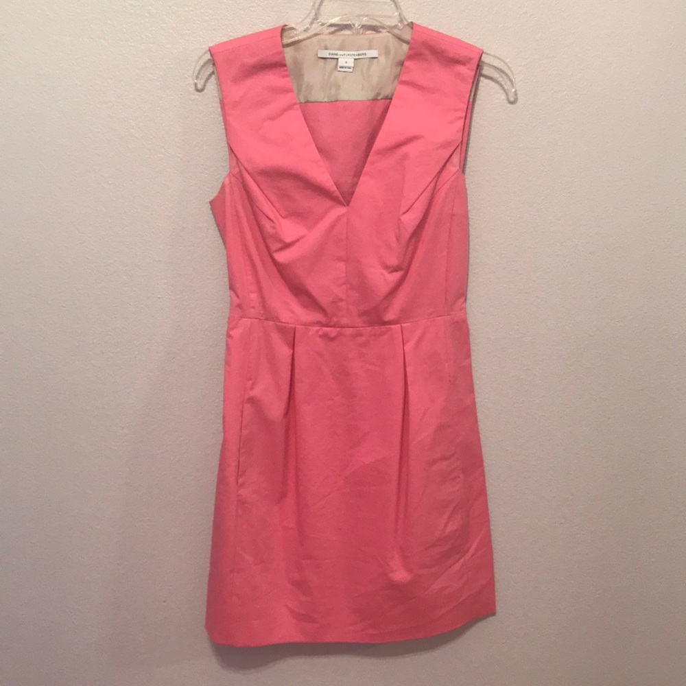 Pink Diane Von Furstenberg dress