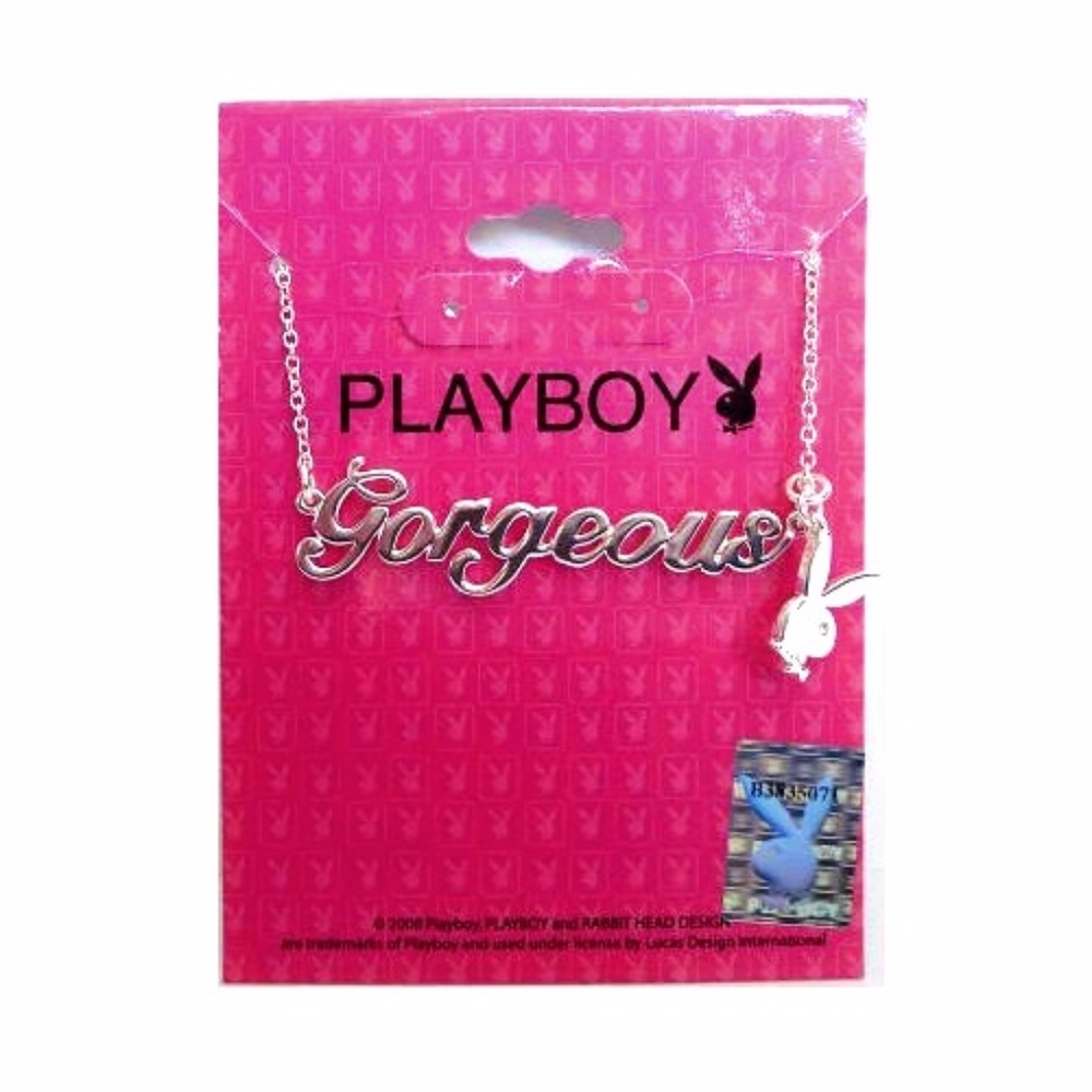 Playboy Necklace Gorgeous Pendant Bunny Charm RARE - Picture 2 of 3