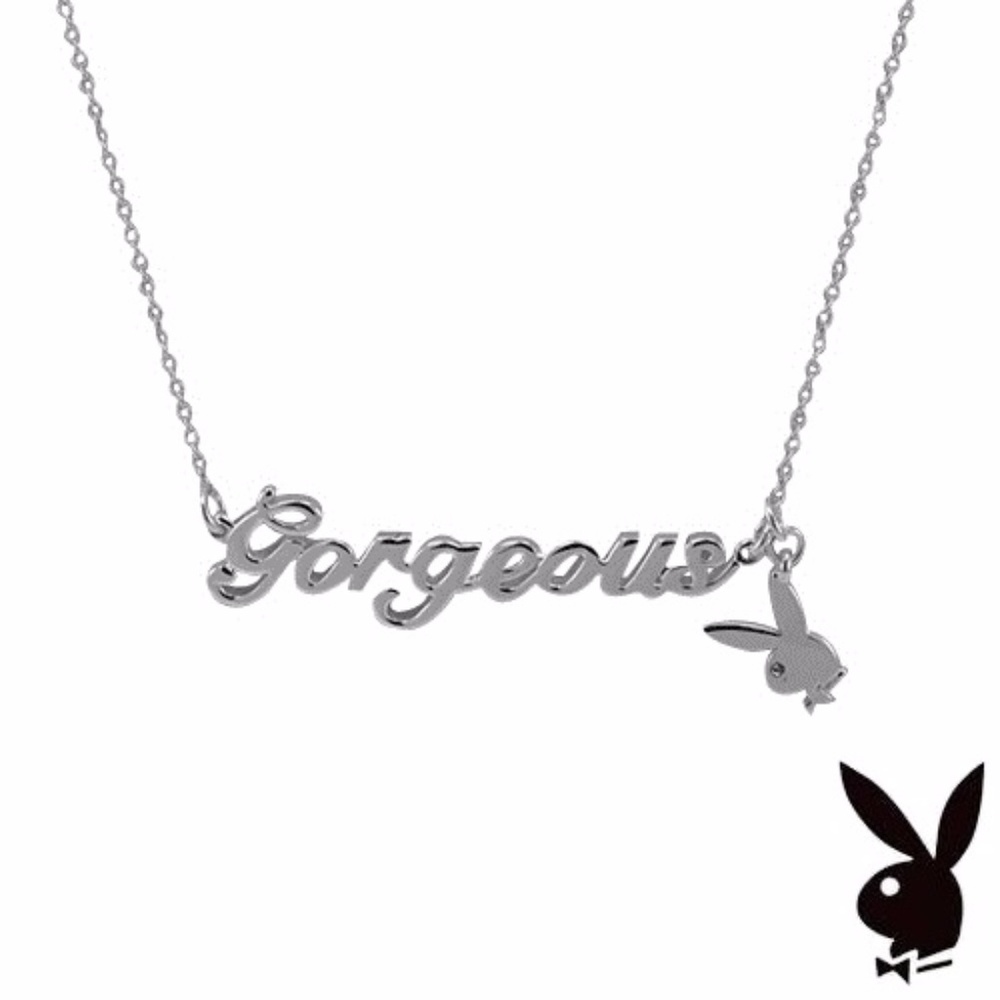 Playboy Necklace Gorgeous Pendant Bunny Charm RARE - Picture 3 of 3