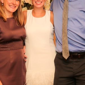 Ostrich Feather Cocktail Dress