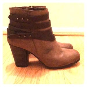 Brown booties