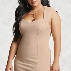 Plus Size Choker Dress-NEW