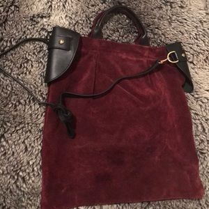 Mayle suede boho bag