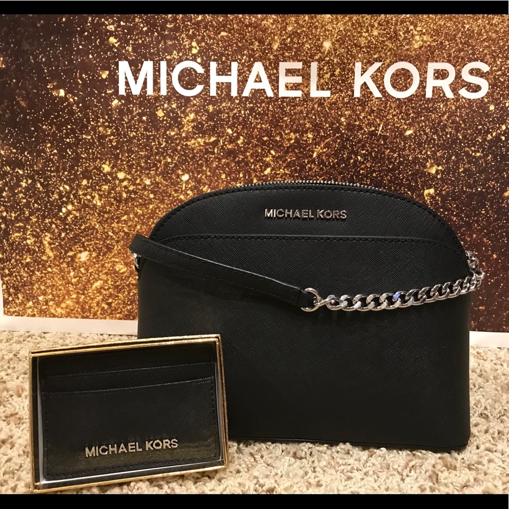 Michael kors “Emmy” and cardholder.