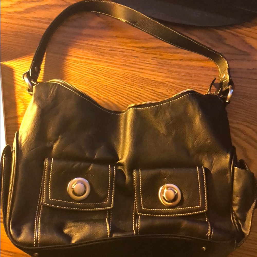 March Jacobs black leather purse
