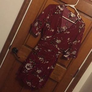 Red loose fitting beautiful dress