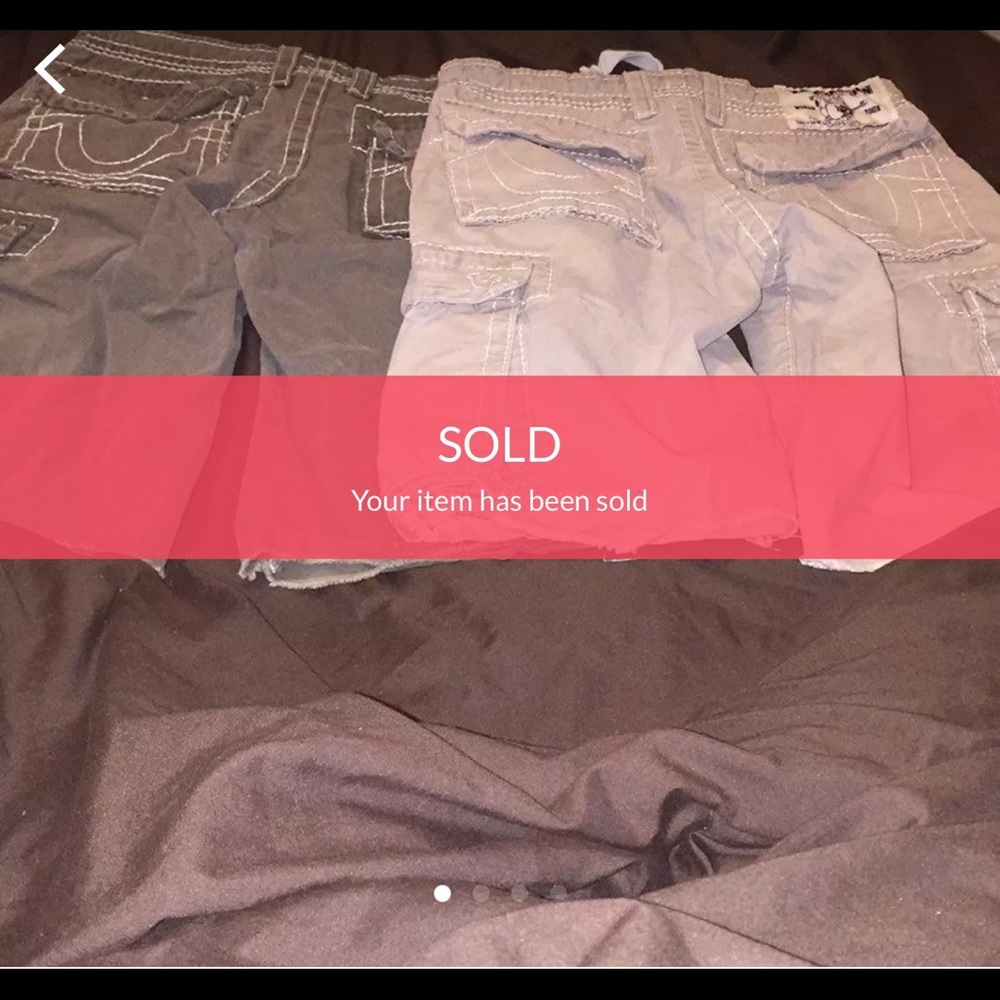 SOLD ON ♍️erc —TRUE RELIGION  bundle of 2 cargo