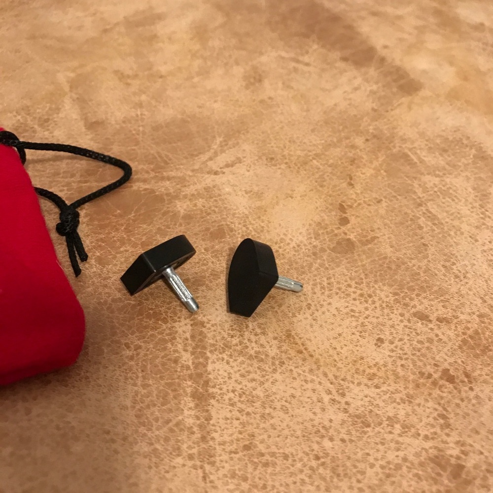 Christian Louboutin heel protectors. New