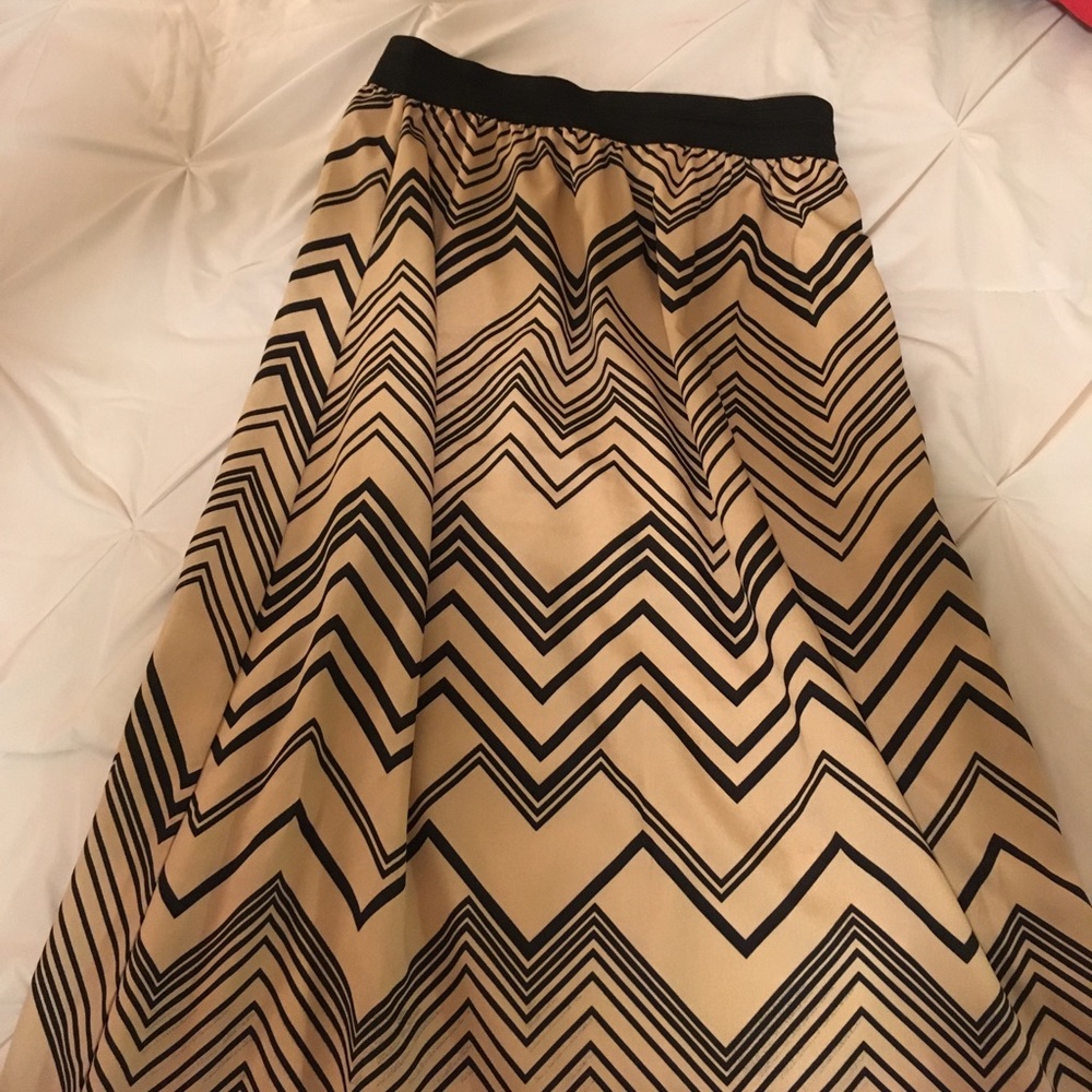 Geometric maxi skirt