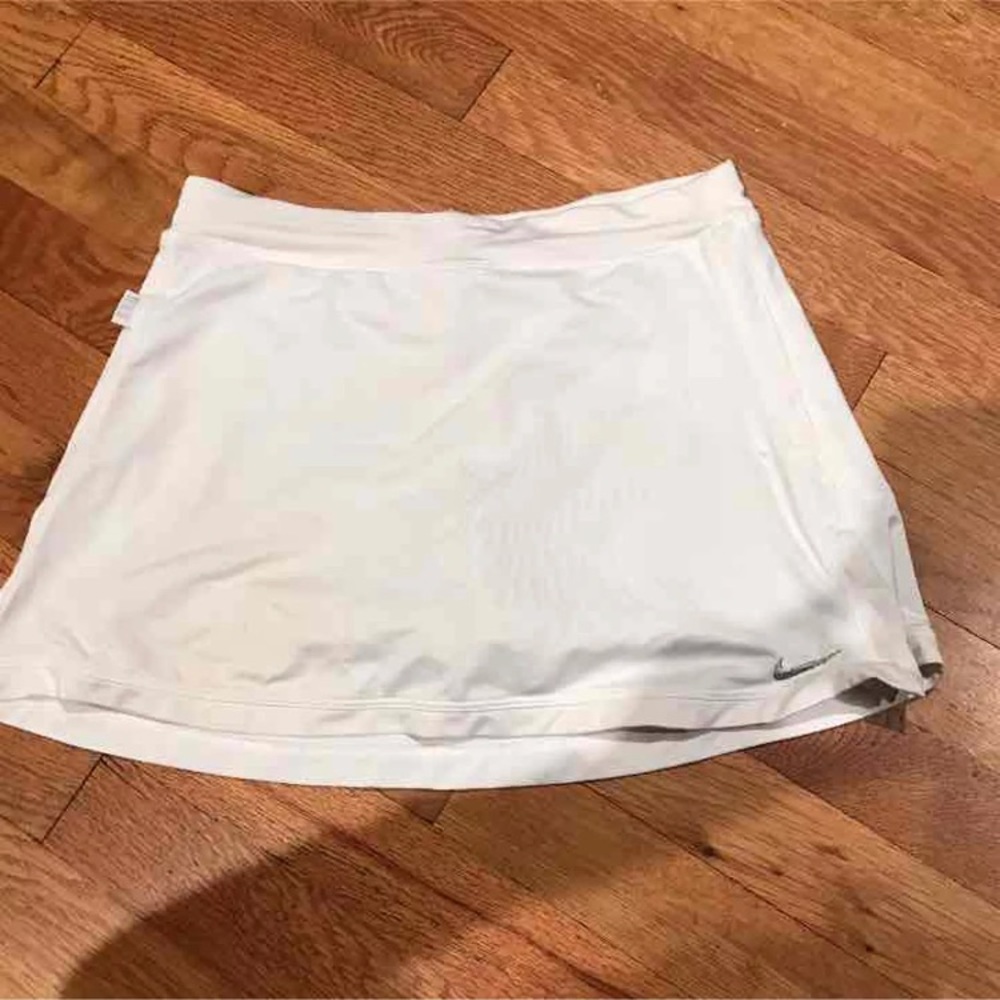 Dri-Fit White Tennis Skirt Kids