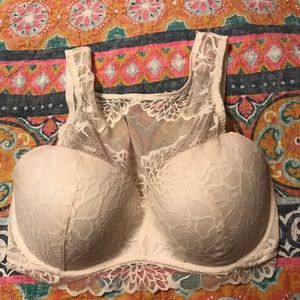 High-neck push up bralette