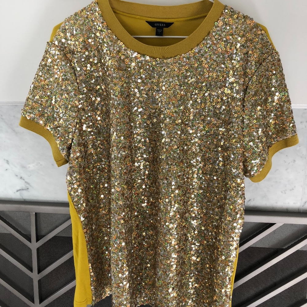 Guess Sequin Top