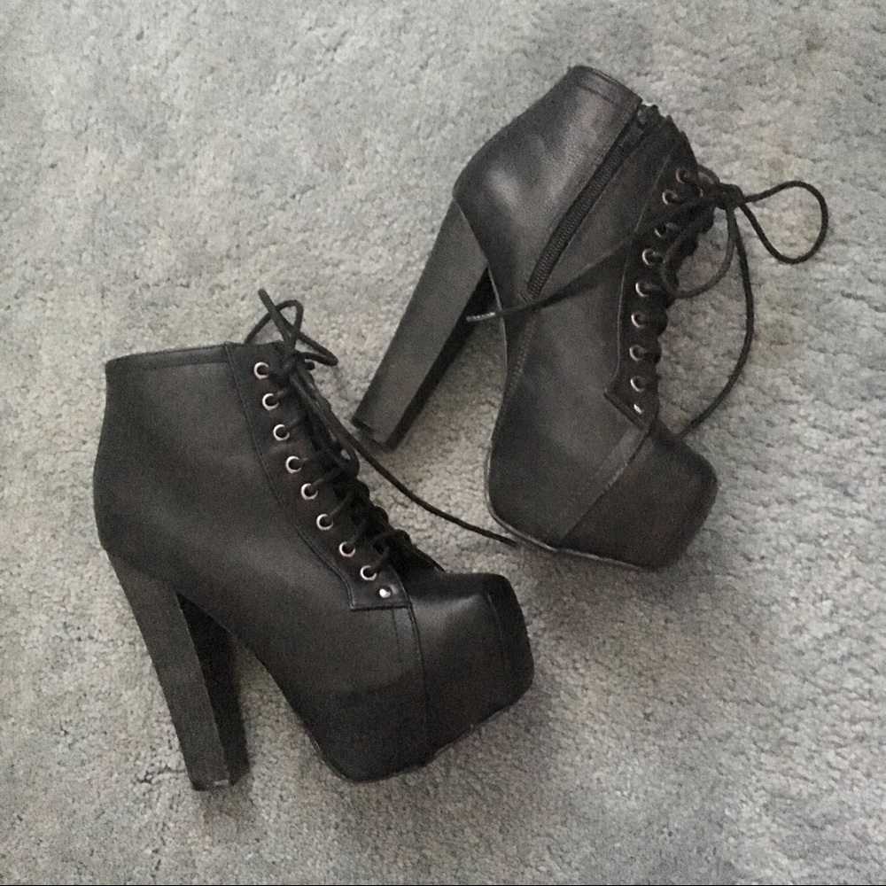 Black heels