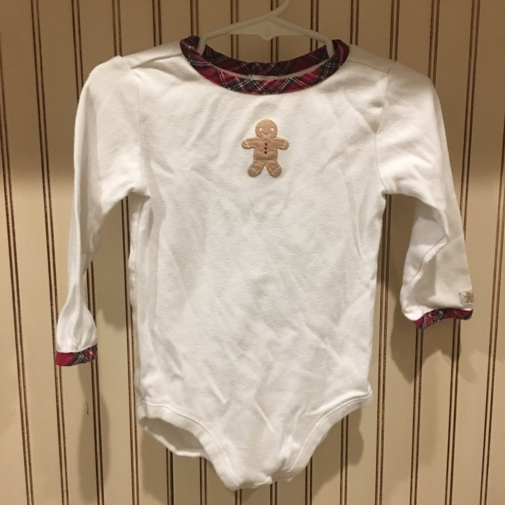 Janie and Jack Gingerbread Shirt - 12-18 Months