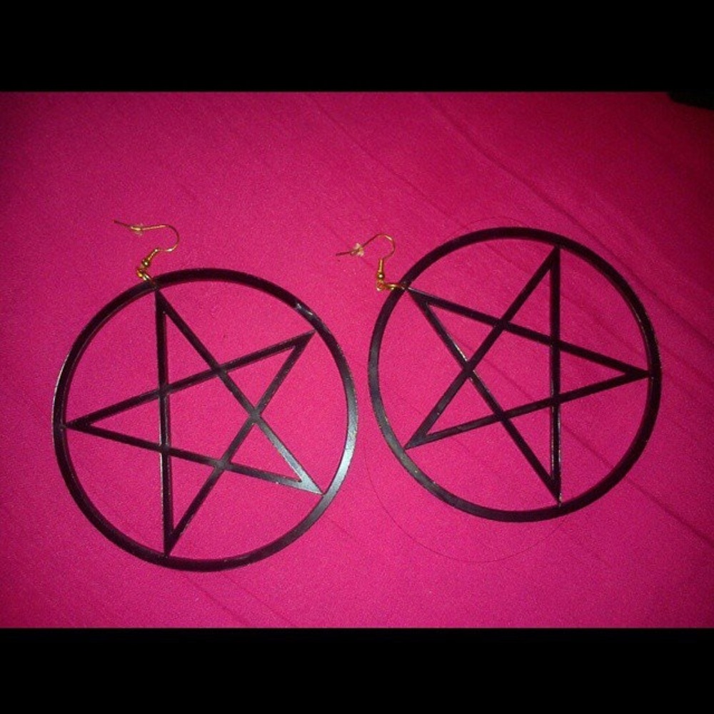 Pentagram Earrings