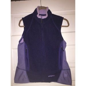 PATAGONIA Women's Lavender Fleece Vest Jacket SZ M