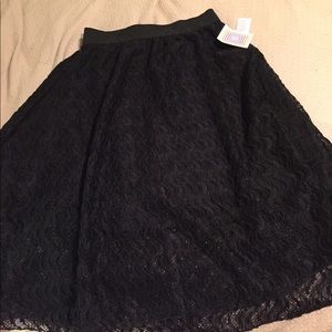 Black lace Lola skirt