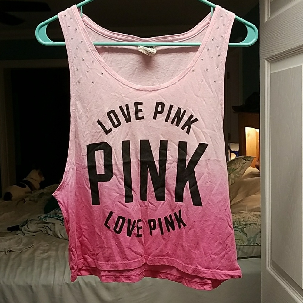 Victoria's Secret pink crop tank
