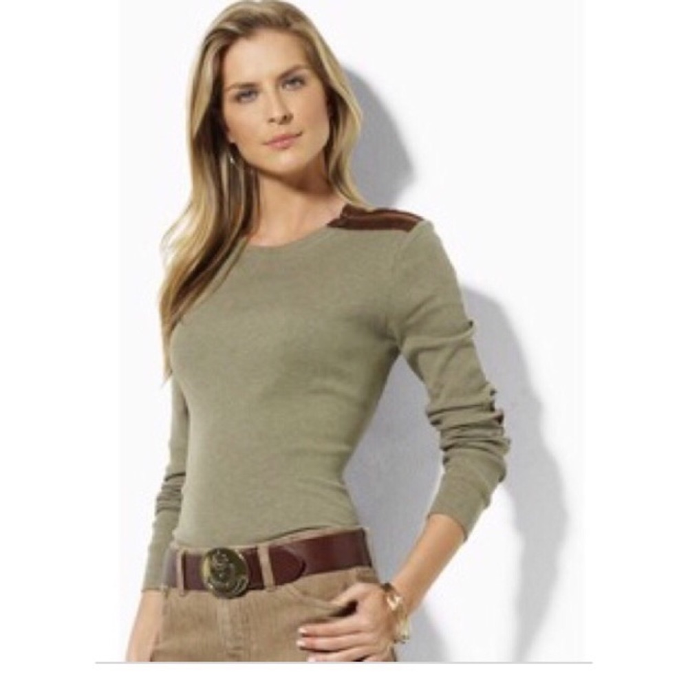 Ralph Lauren elbow patch shirt