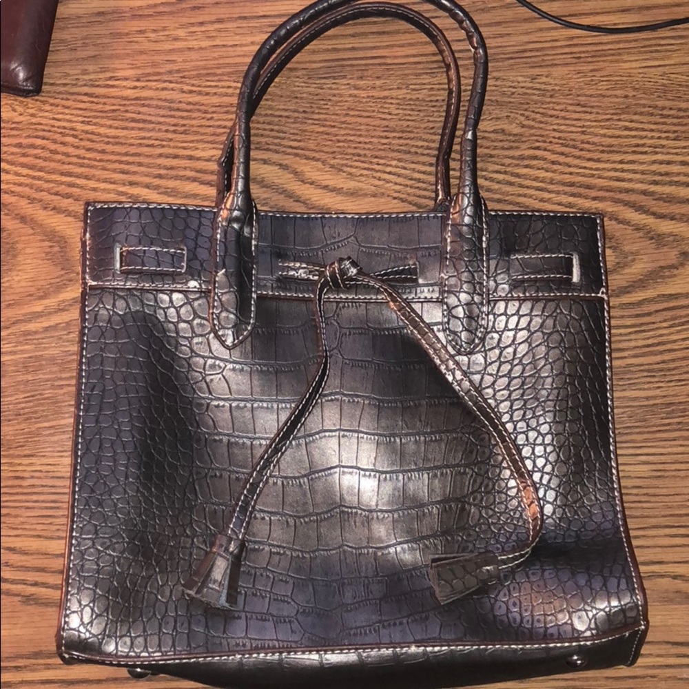 Snakeskin Brown Purse