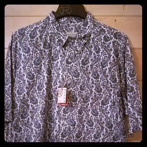 Men's Roper Short Sleeve Paisley Shirt