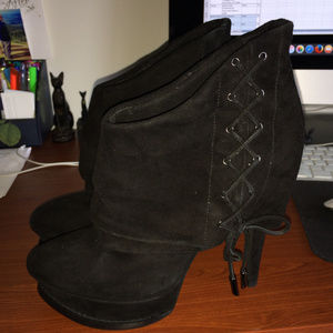 NEW Marciano Guess Gothic Corset Ankle Bootie 8