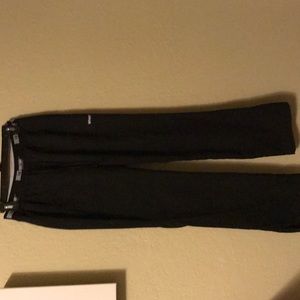 Black scrub pants