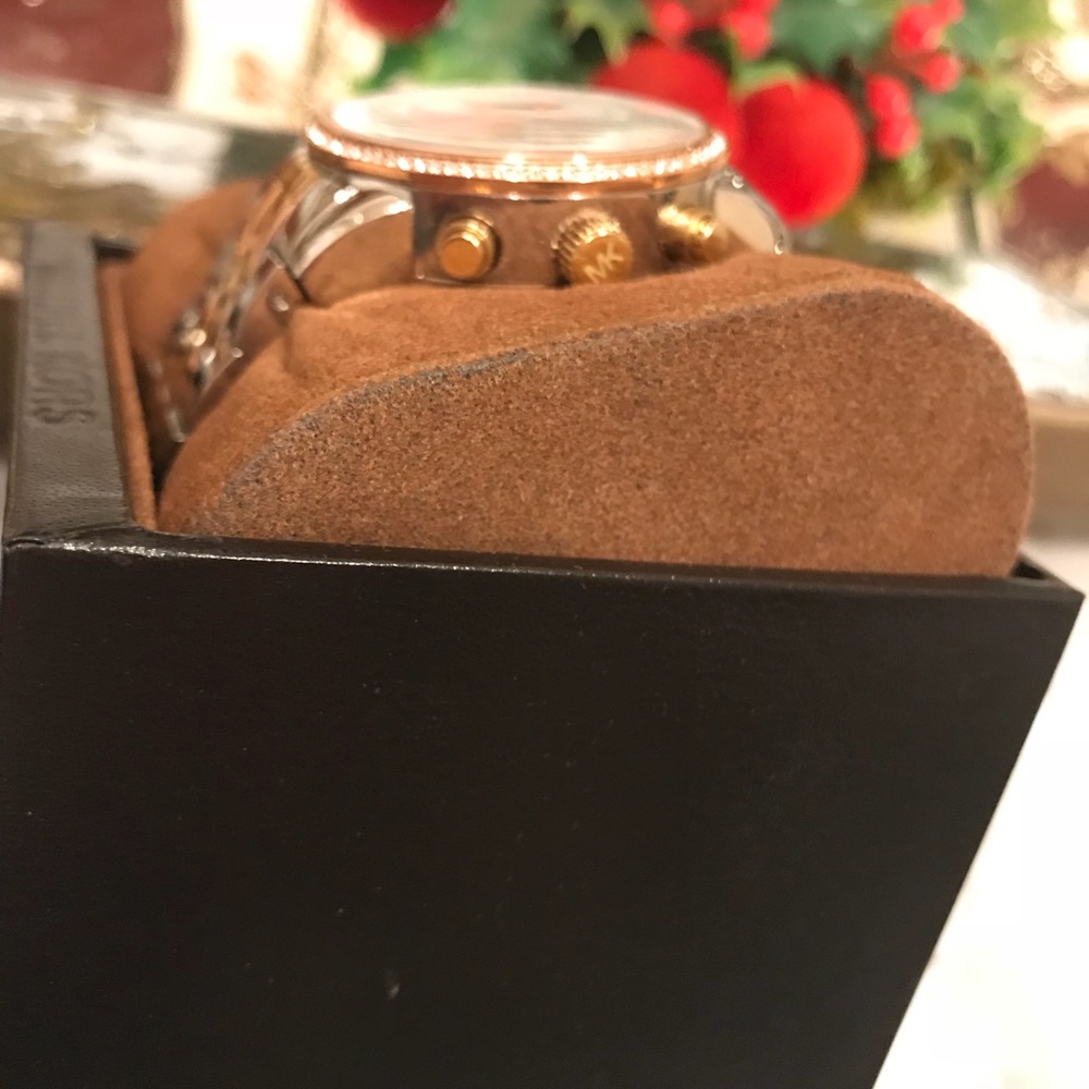 MK Silver, Gold with Faux Diamonds - Picture 2 of 8