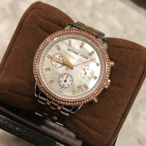 MK Silver, Gold with Faux Diamonds - Picture 6 of 8