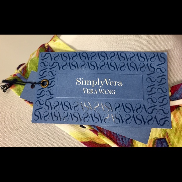NWT SIMPLY VERA Vera WANG Colorful TANK TOP - Picture 7 of 12