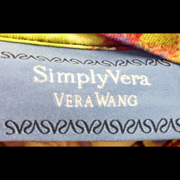 NWT SIMPLY VERA Vera WANG Colorful TANK TOP - Picture 8 of 12