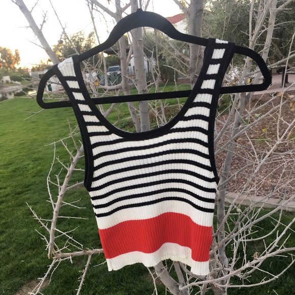 *sold* Ribbed striped tank NWT - Picture 2 of 4