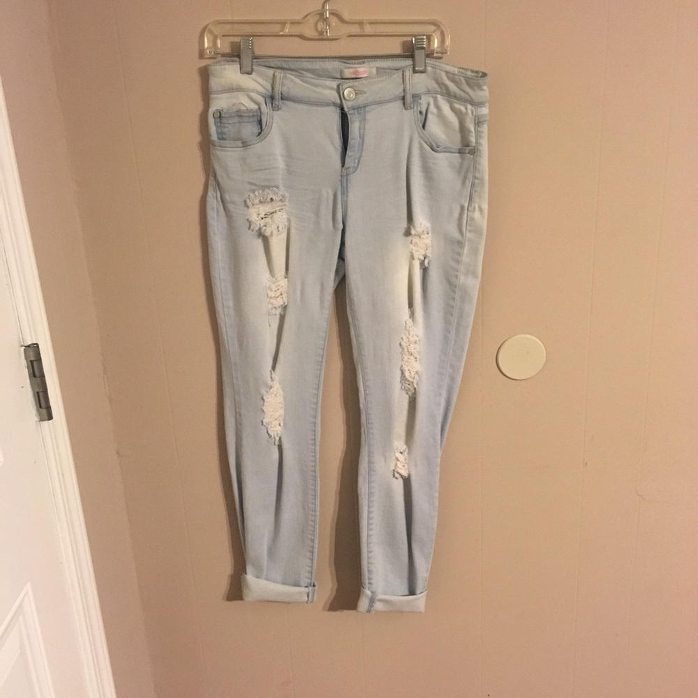 Skinny leg boyfriend jeans size 12