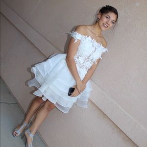White prom/homecoming dress