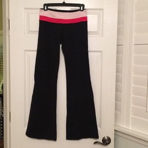 Black & Pink Long Lululemon Pants!