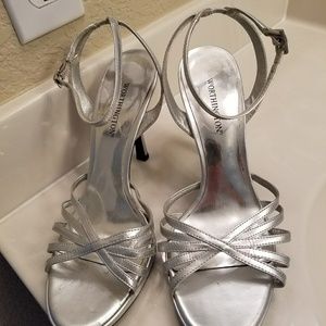 Worthington Silver Straps Heels
