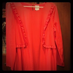 Pretty chili red CeCe shift dress! Size 12 NWOT!