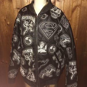 Warner Brothers Superman Vintage Leather Jacket
